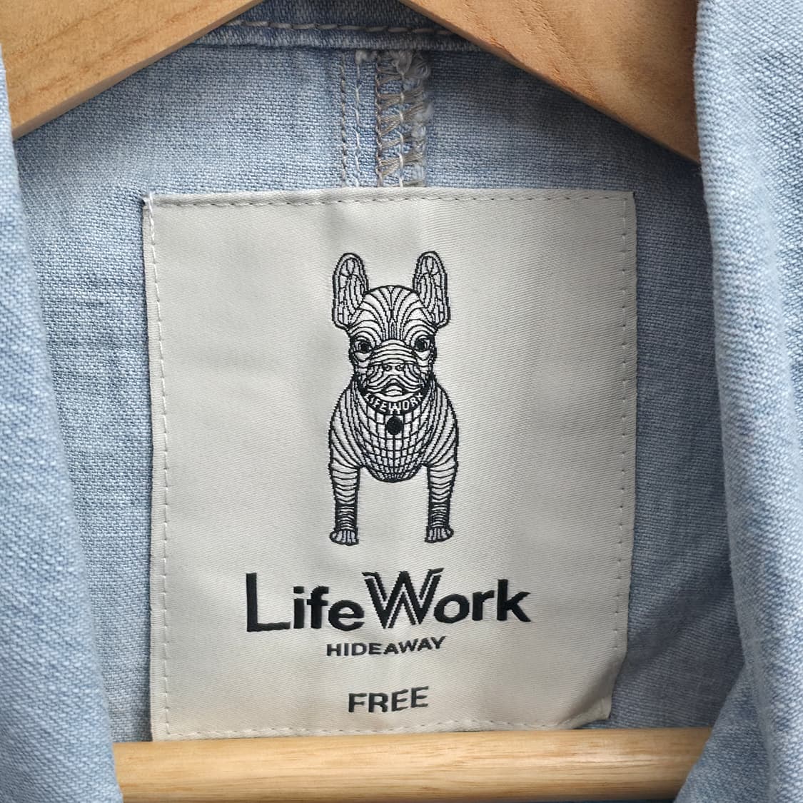 [free] 새상품 라이프워크 데님 크롭 자켓 상품이미지7