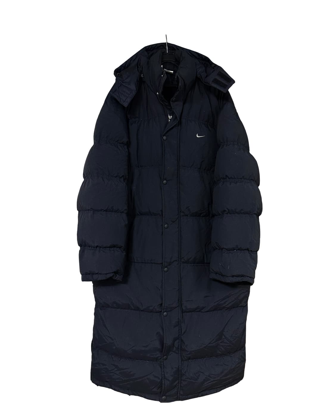 나이키 00s 블랙 립스탑 롱패딩 상품이미지1