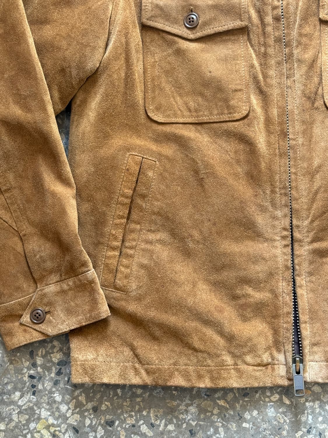 90~00s 갭 스웨이드 자켓(O70) 상품이미지7