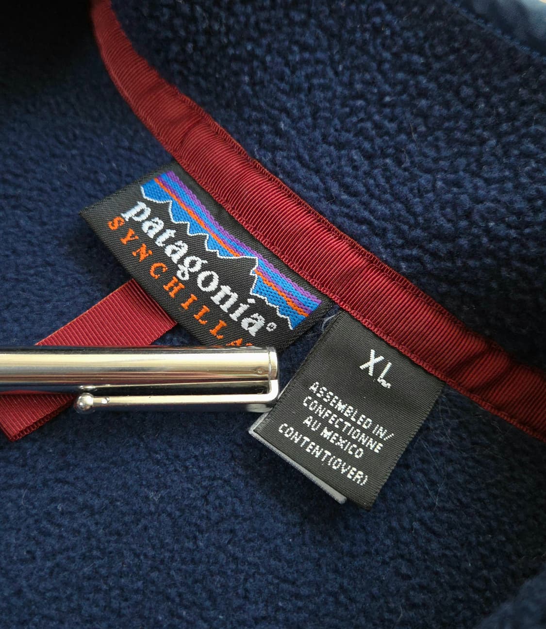 (XL)파타고니아 민트급 네이비 신칠라 플리스 상품이미지4