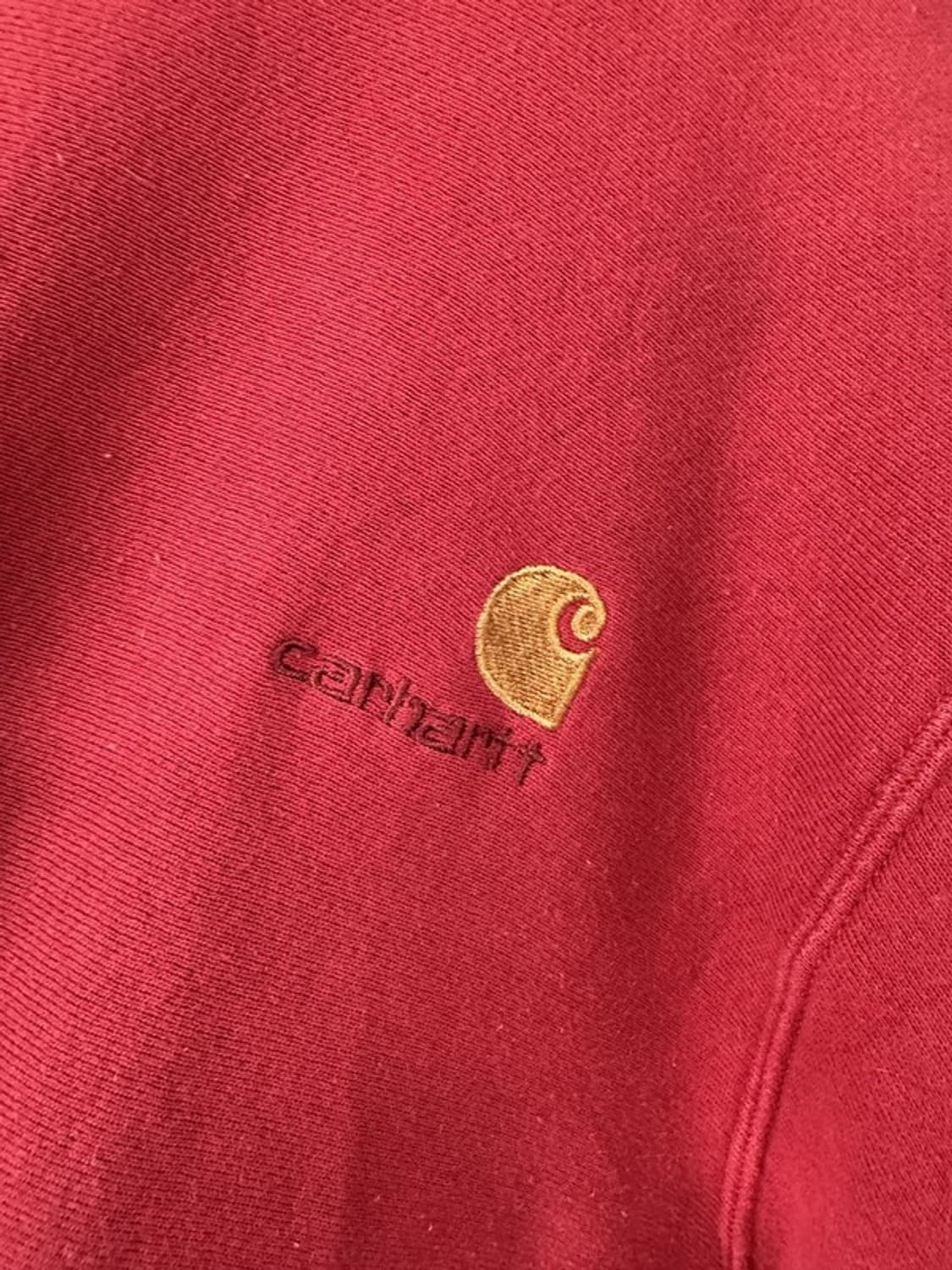 [2XL] CARHARTT 칼하트 빈티지 자수로고 헤비코튼 후드티 상품이미지5