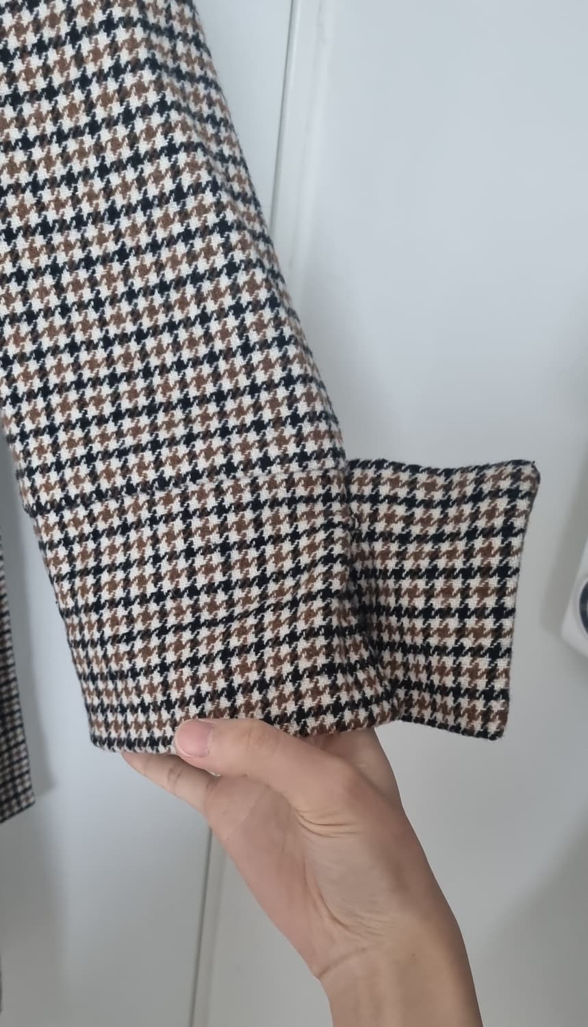 더오픈프로덕트 체크 롱 코트 상품이미지8