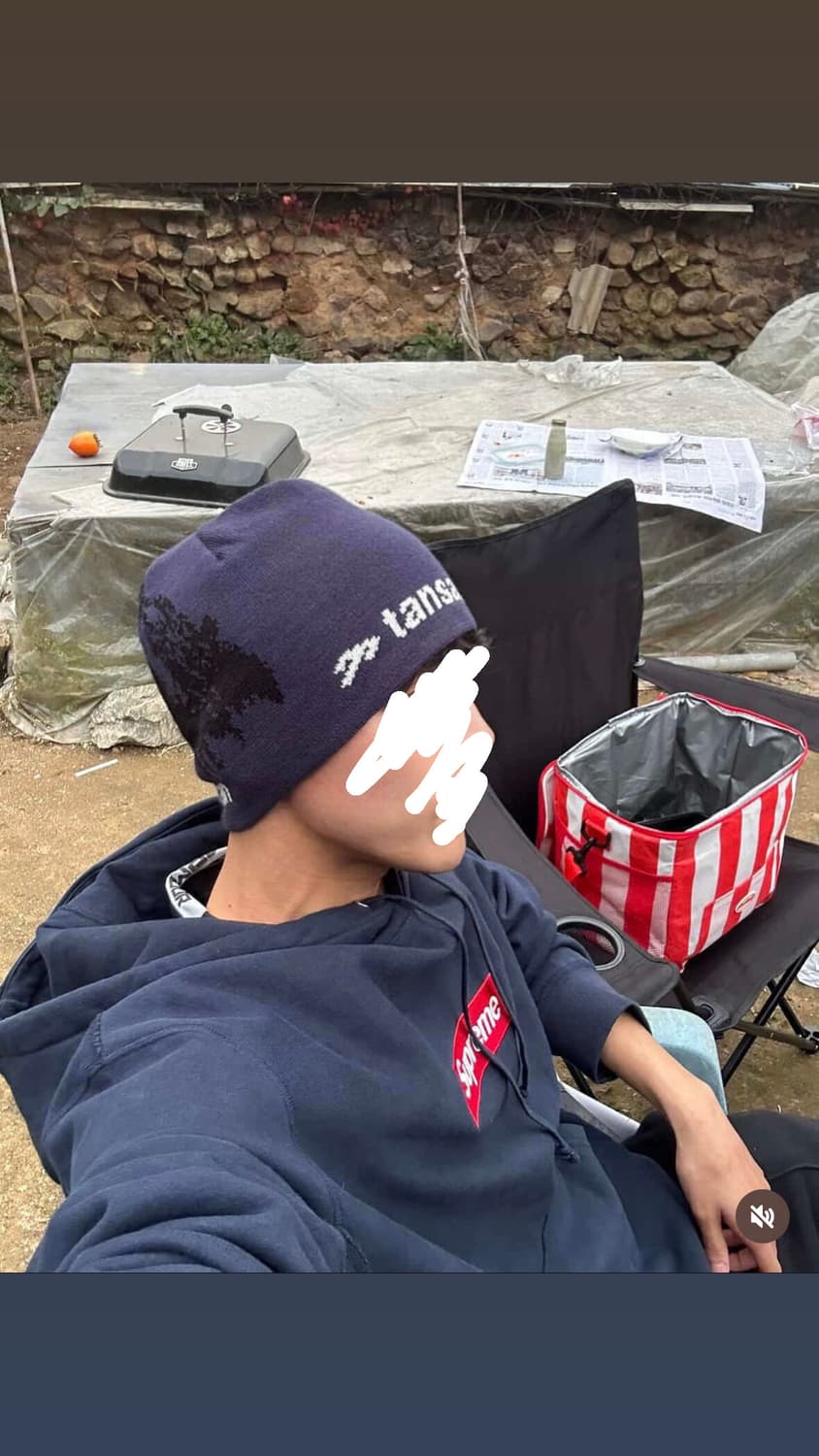 슈프림 네이비 박스로고 상품이미지4