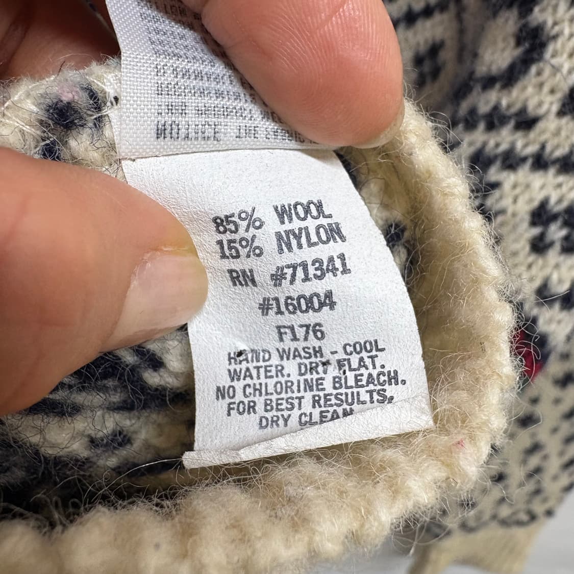 USA L.L.Bean 엘엘빈 페어아일 노르딕 니트 가디건  상품이미지5