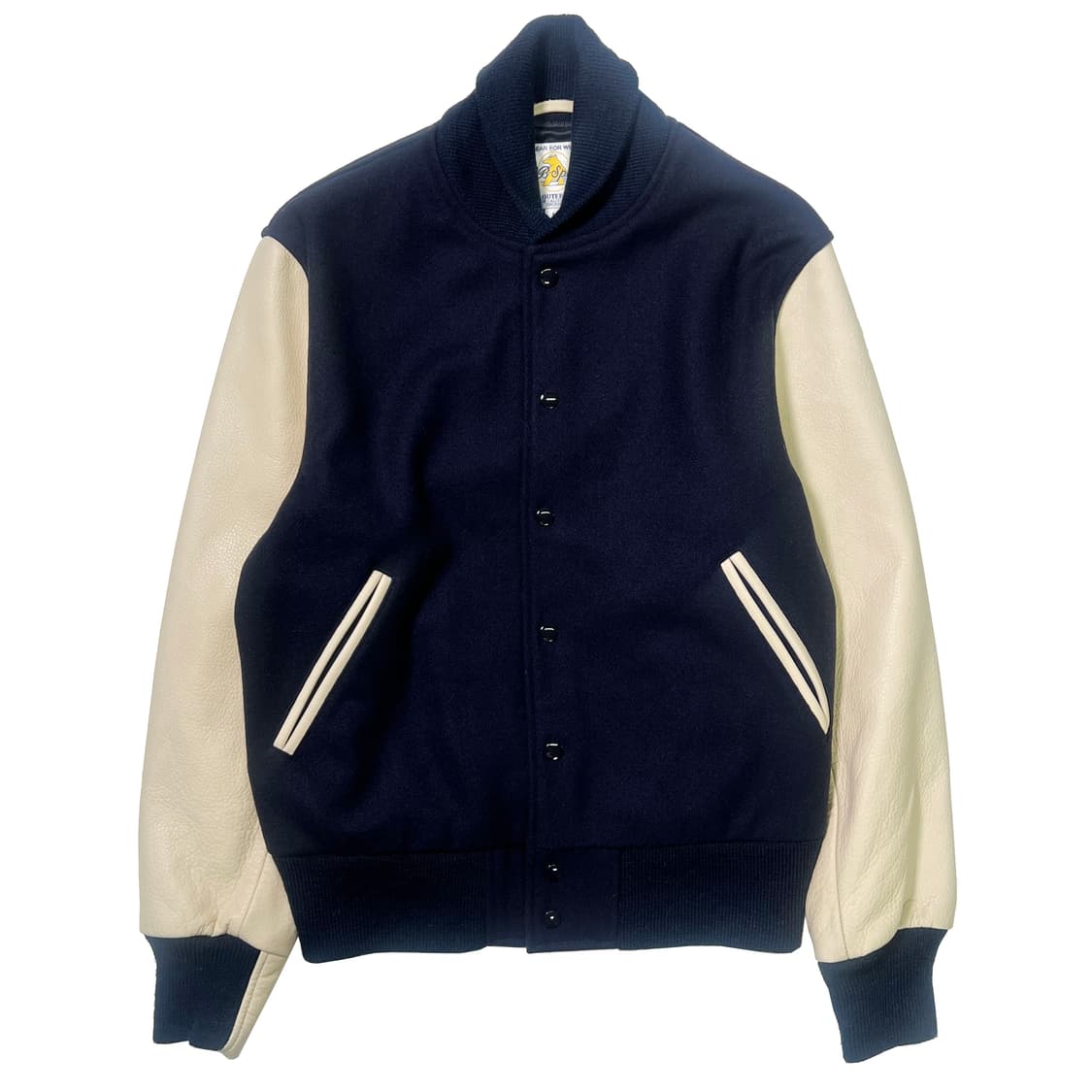 골든베어 스포츠웨어 바시티 자켓 네이비 크림 ( M) 상품이미지1