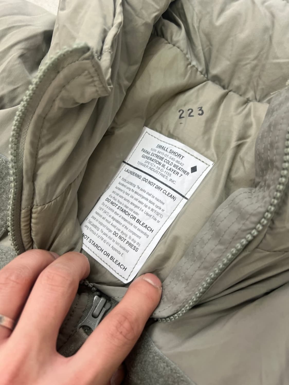 [ecwcs] 미군 gen3 레벨7파카 us army level7 s-s 상품이미지2