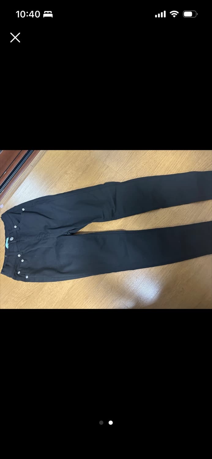 페일제이드 스키니 검정 바지 상품이미지1