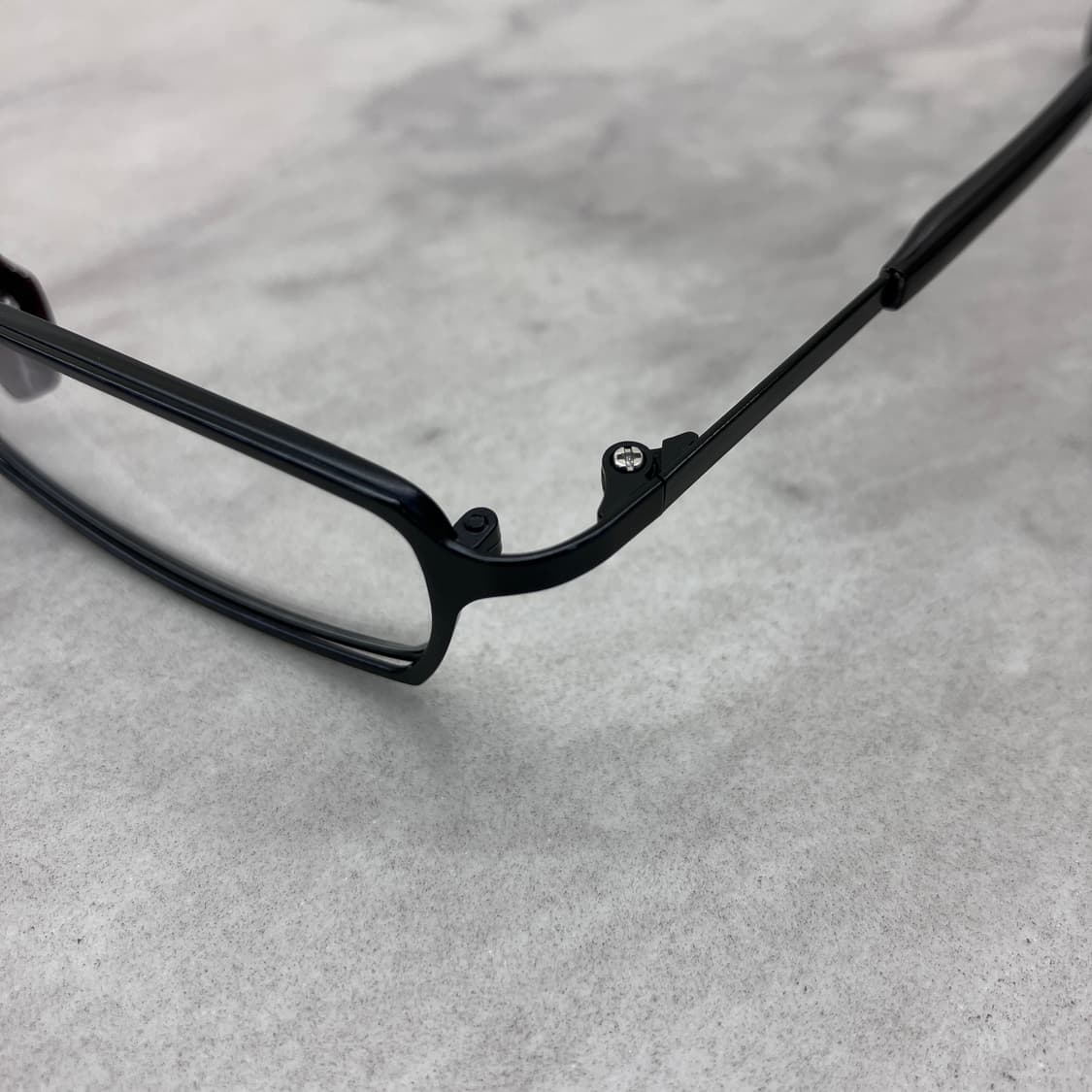 C71 리조 RIJO PLUS 블랙 슬림 스퀘어 메탈테 안경 상품이미지2