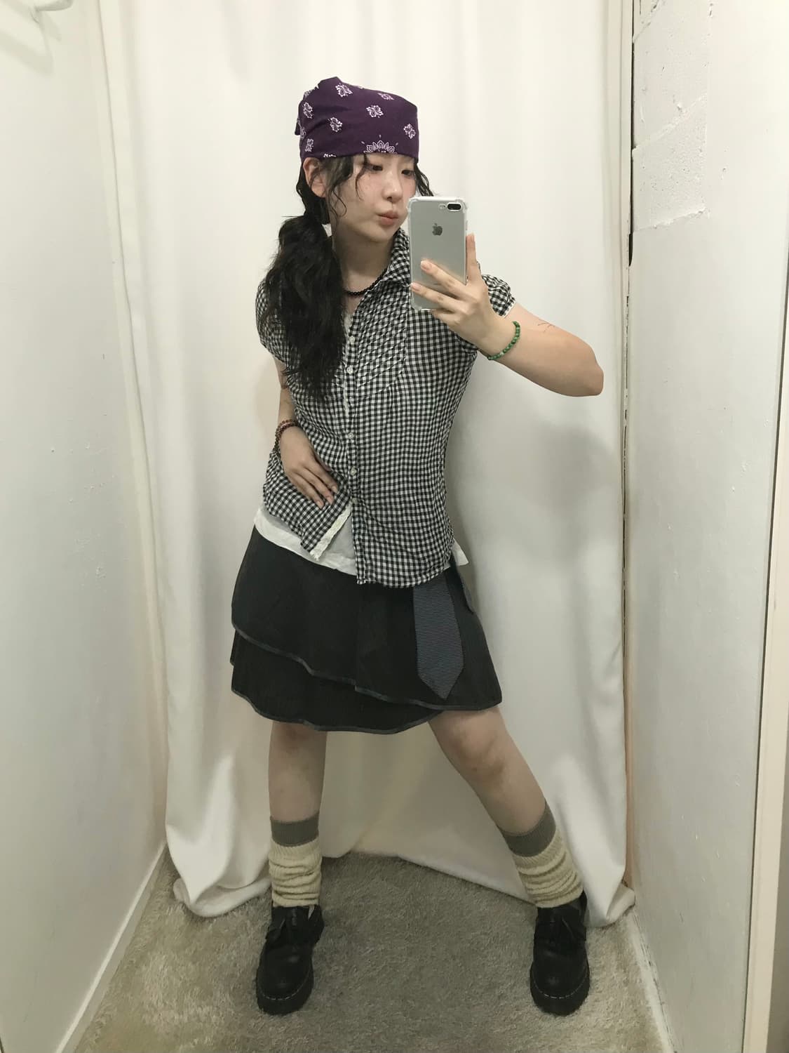 스트라이프 스커트 코디 세트 🤍 상품이미지1