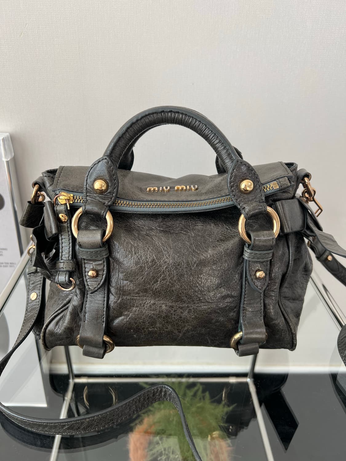 미우미우 비텔로 럭스 미니 보우 백 상품이미지4