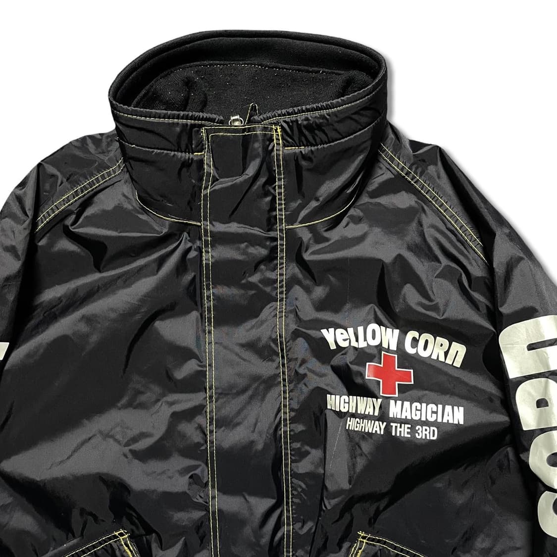 옐로우콘 나일론 레이싱 봄버 상품이미지2