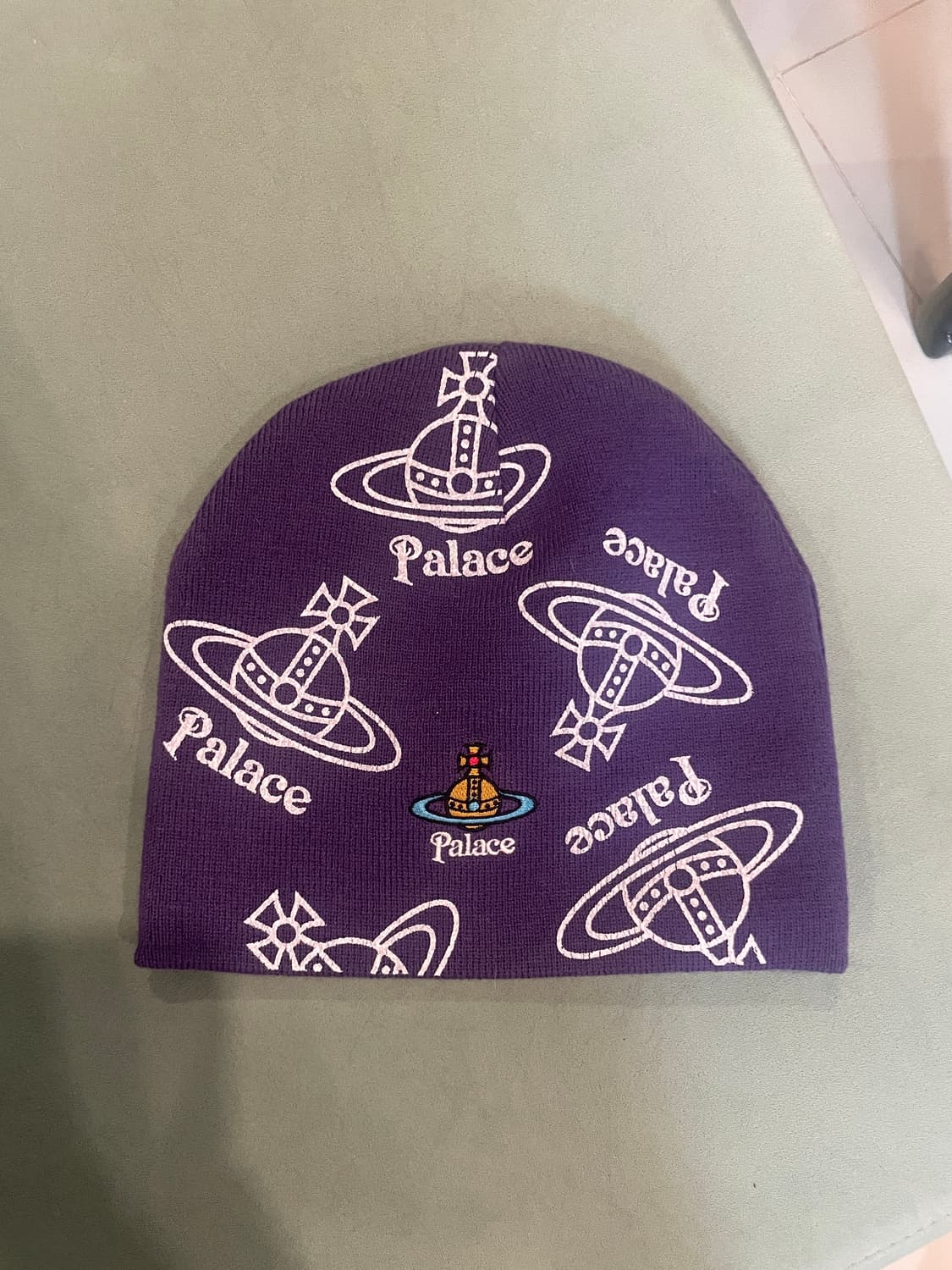 팔라스 x 비비안 웨스트우드 저지 비니 퍼플 - 24FW 상품이미지3