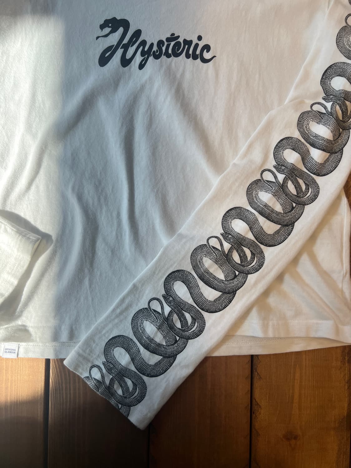 히스테릭 글래머 스네이크 롱슬리브 상품이미지6