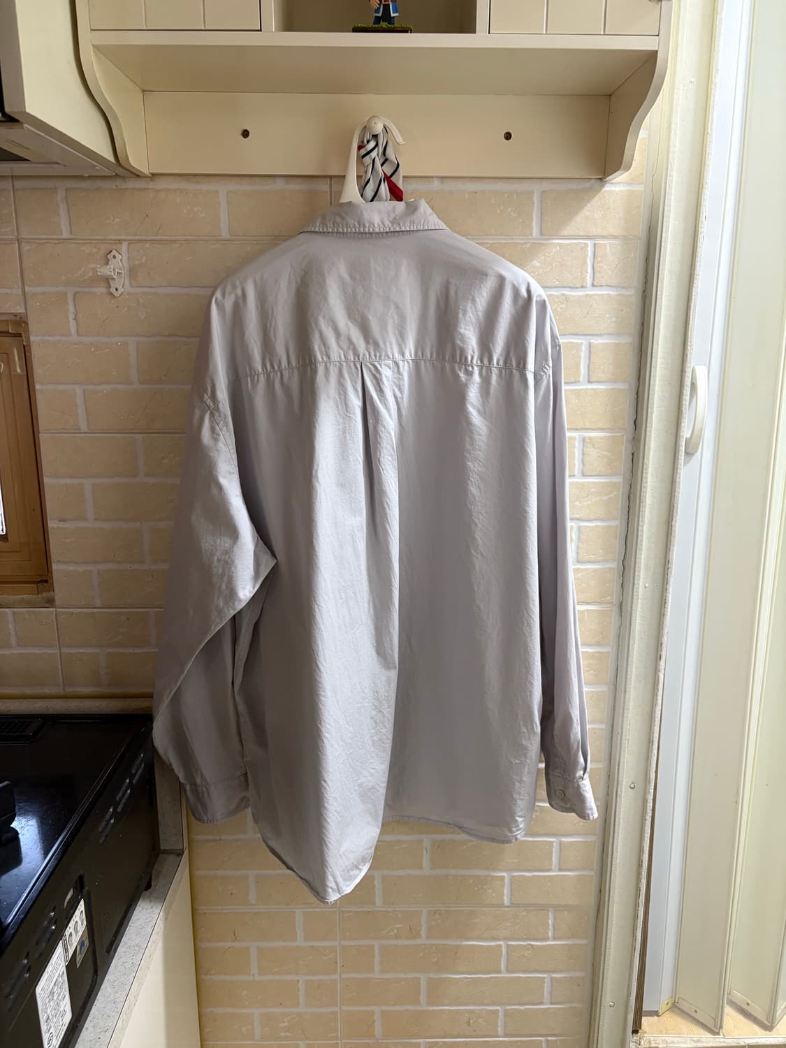 어나더오피스 가먼트 볼드 셔츠 도브 컬러 3사이즈 상품이미지8