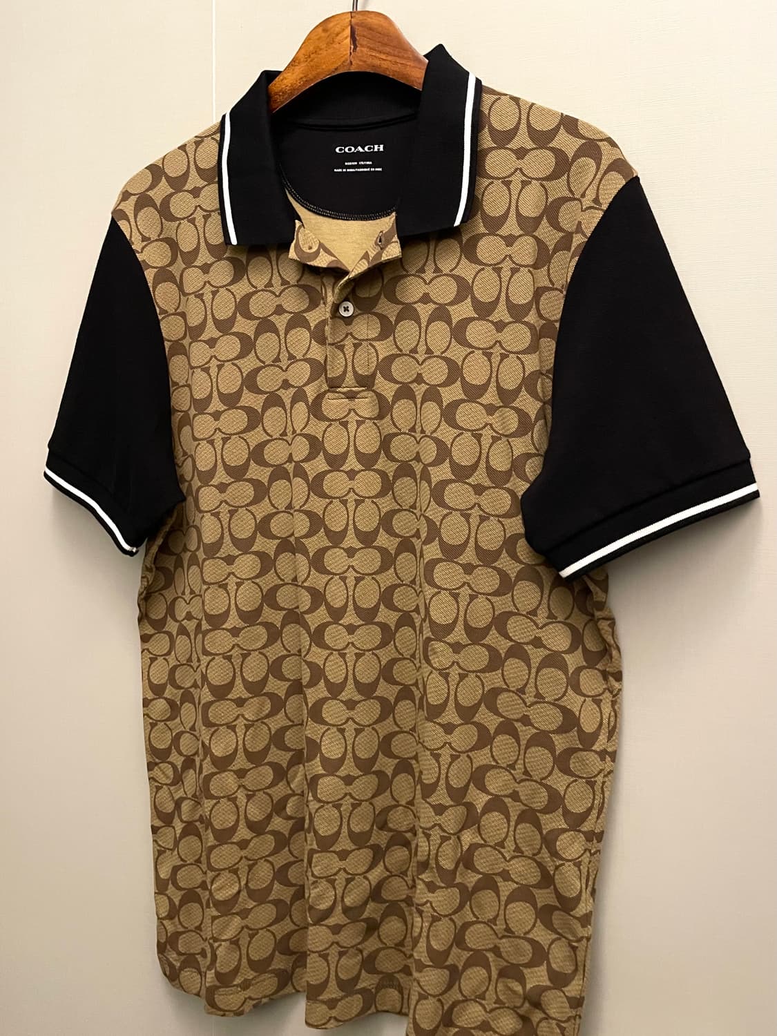 (M~L)COACH 코치 시그니처 폴로 PK 반팔카라티셔츠 명품카라티 상품이미지3