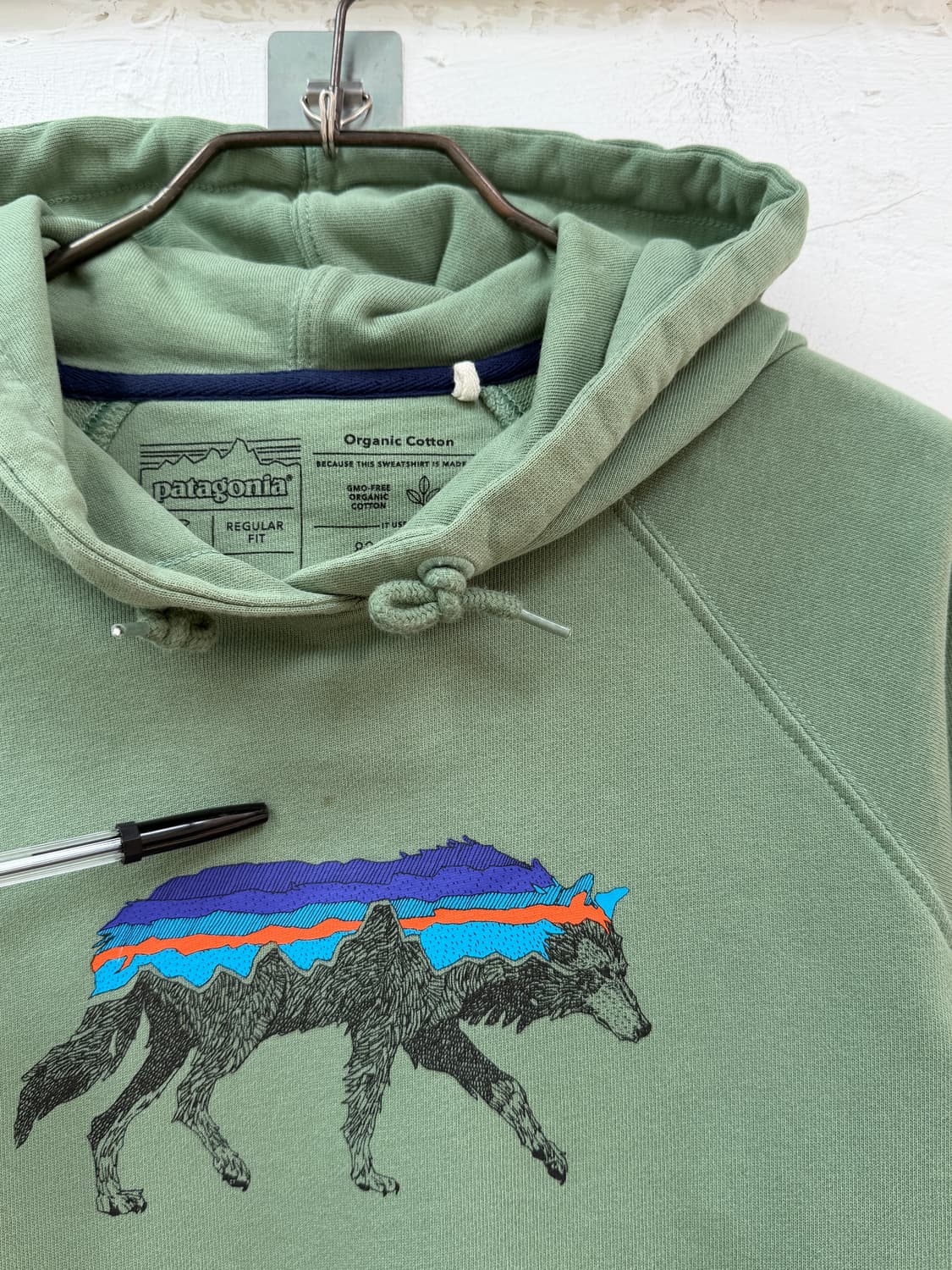 Patagonia 파타고니아 우먼 오가닉 울프 후드티 S 상품이미지2