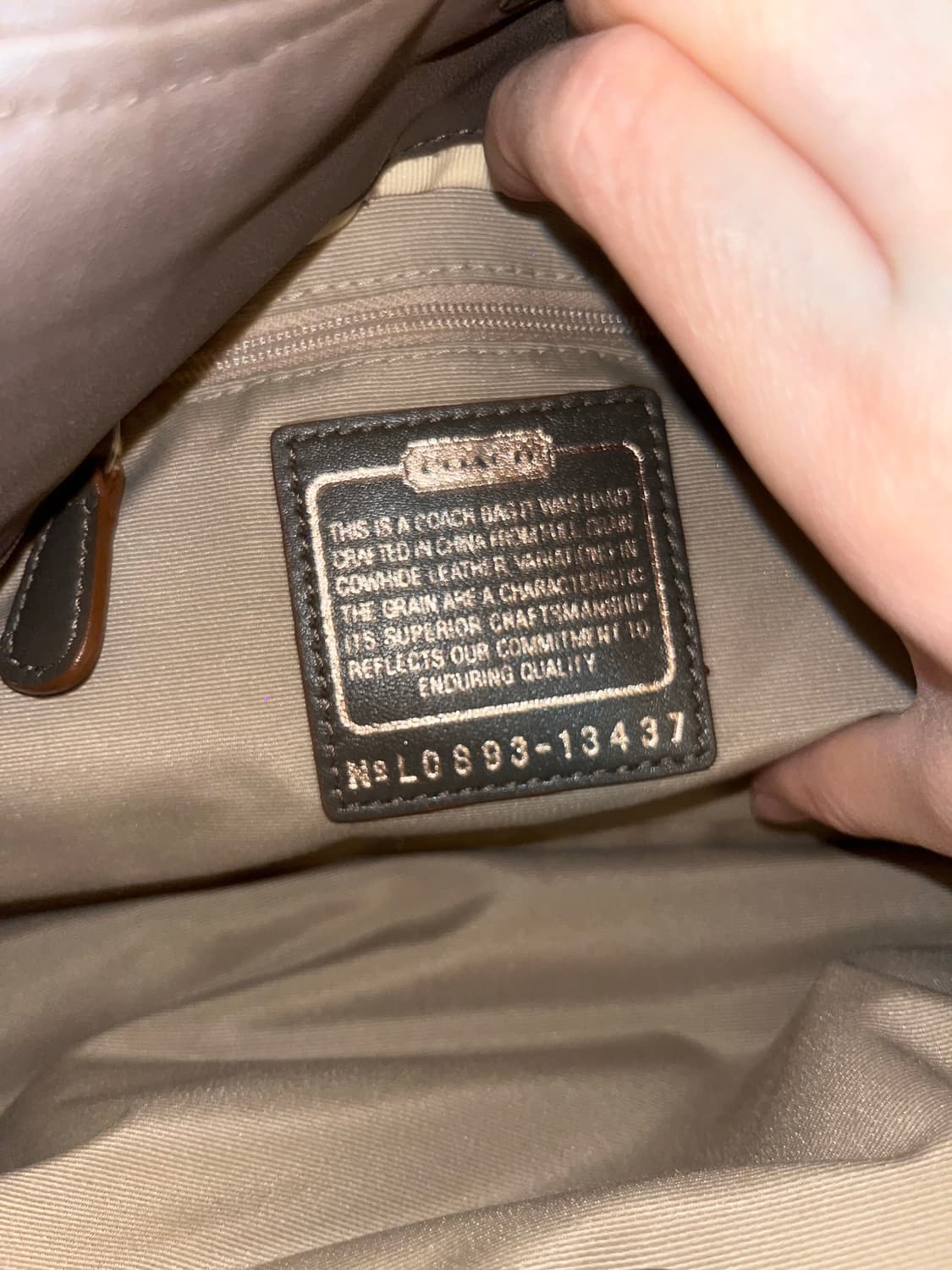 📦 Coach brown gray Shoulder Bag 상품이미지8