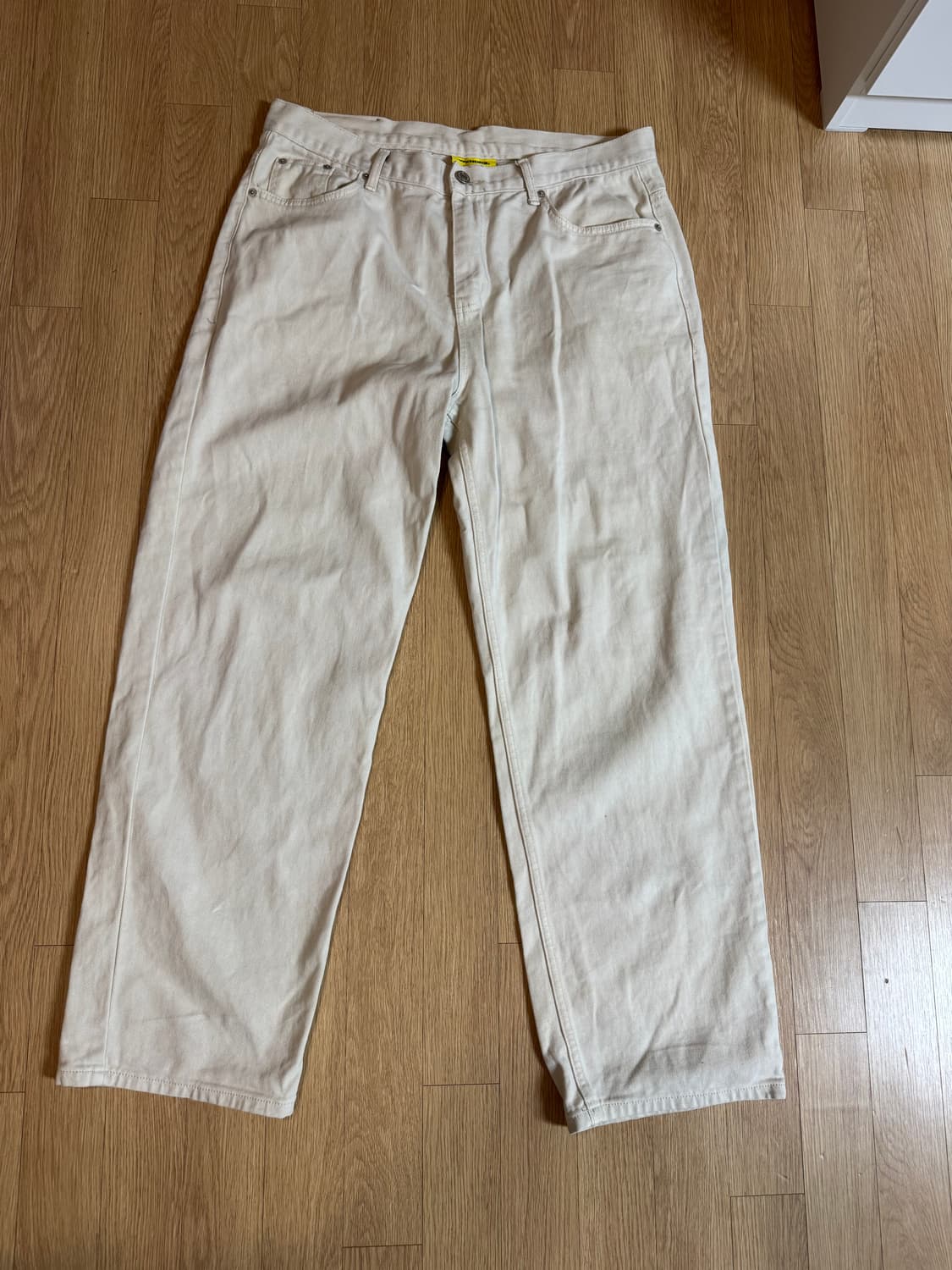 위캔더스 CHAIN STITCH DENIM PANTS 상품이미지1