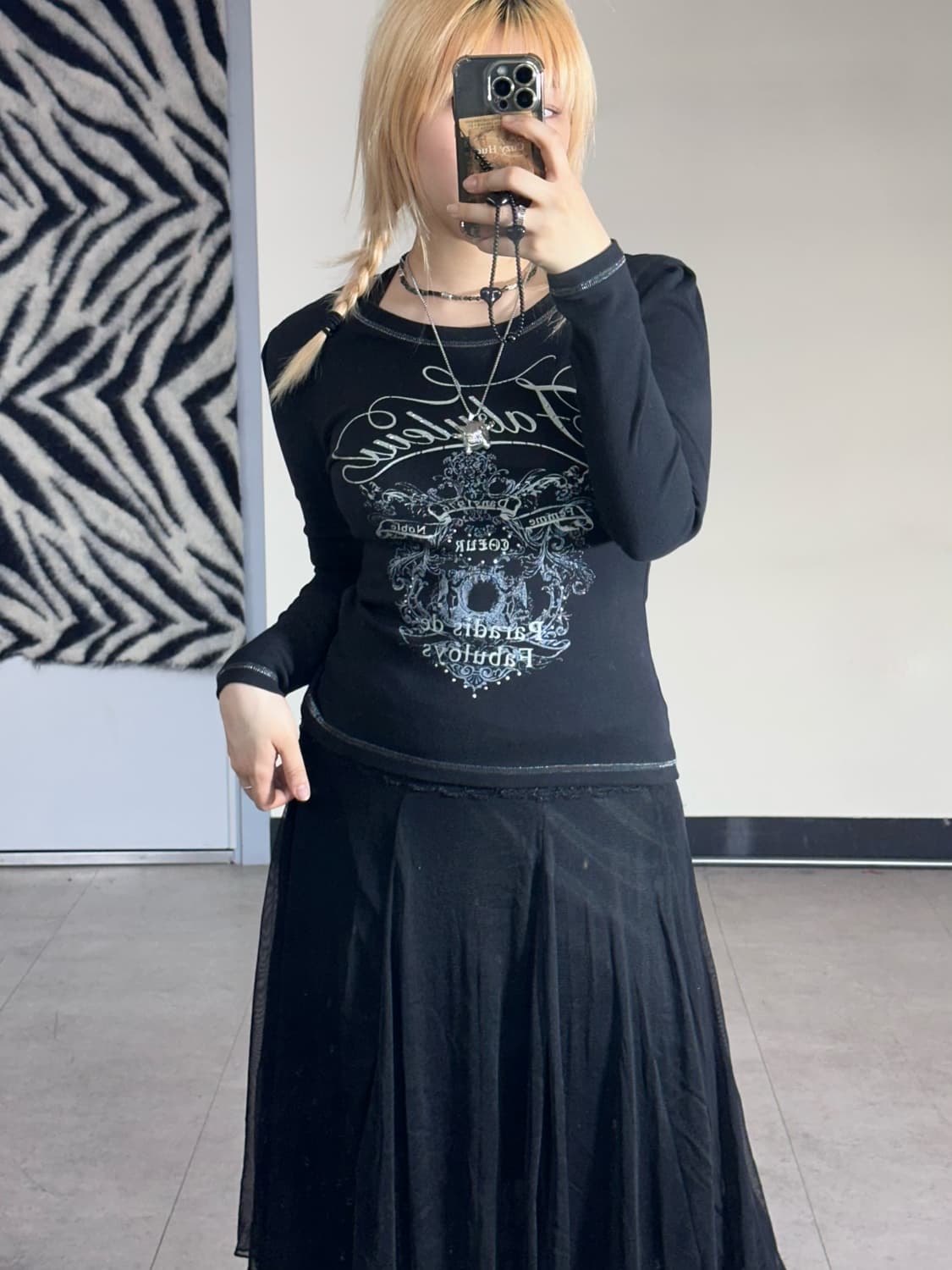 punk printing long sleeve 상품이미지1