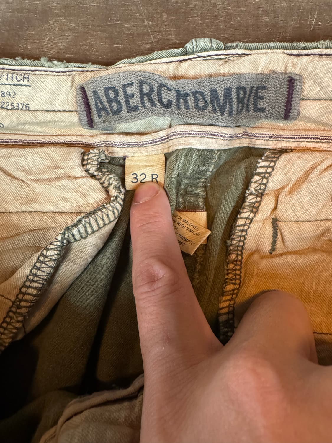 아베크롬비 빈티지 카고 팬츠 상품이미지4