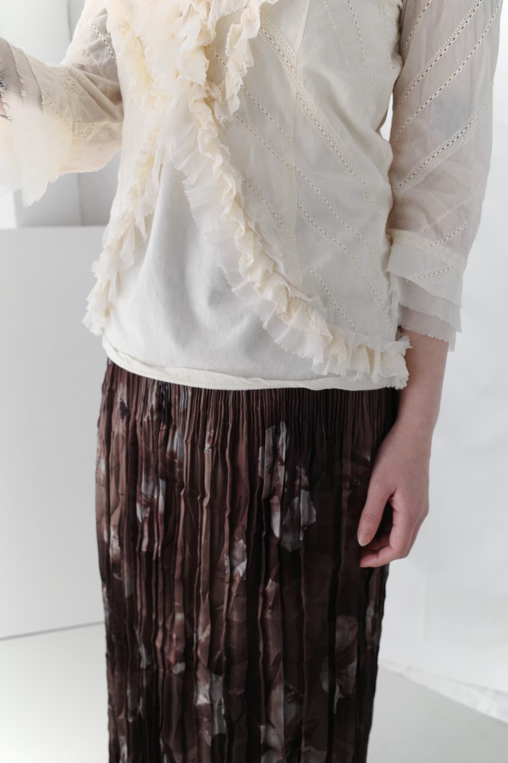 flower pleats skirt 상품이미지5