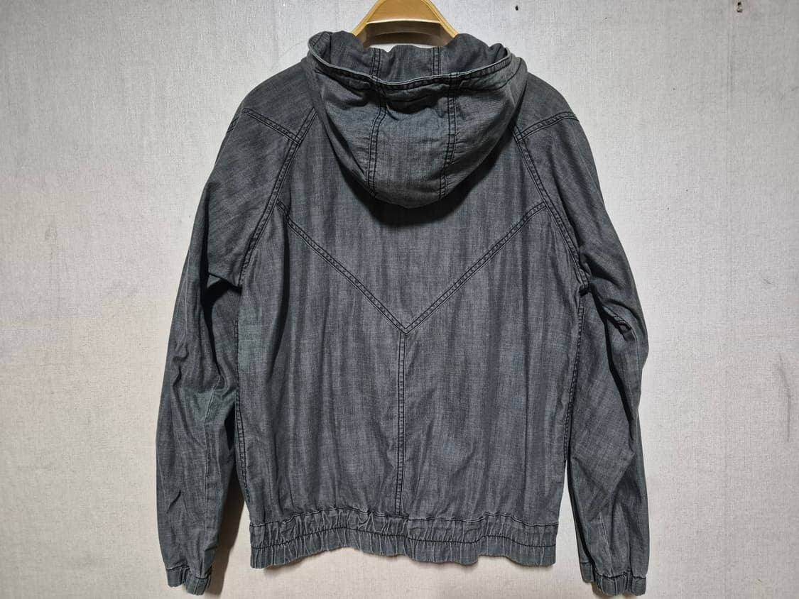 BURBERRY 버버리 데님 후드 하프집업 uk14(우리100) 상품이미지3