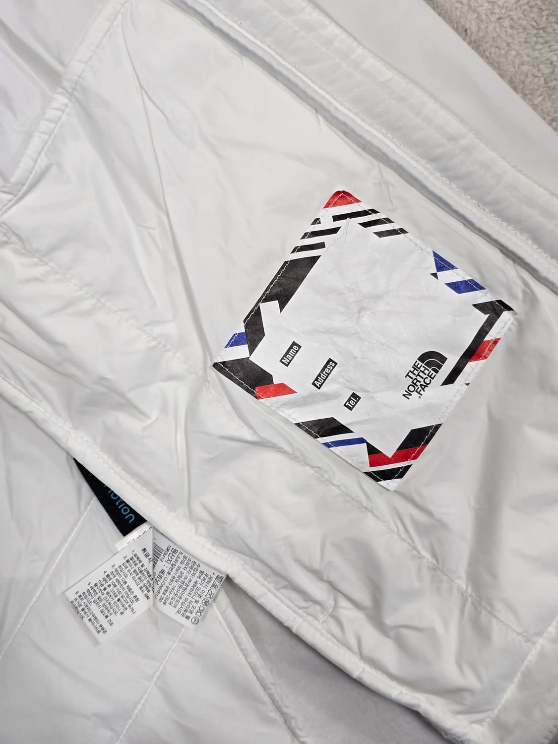 노스페이스 팀코리아 V 경량패딩 자켓 화이트 새상품 100 상품이미지7