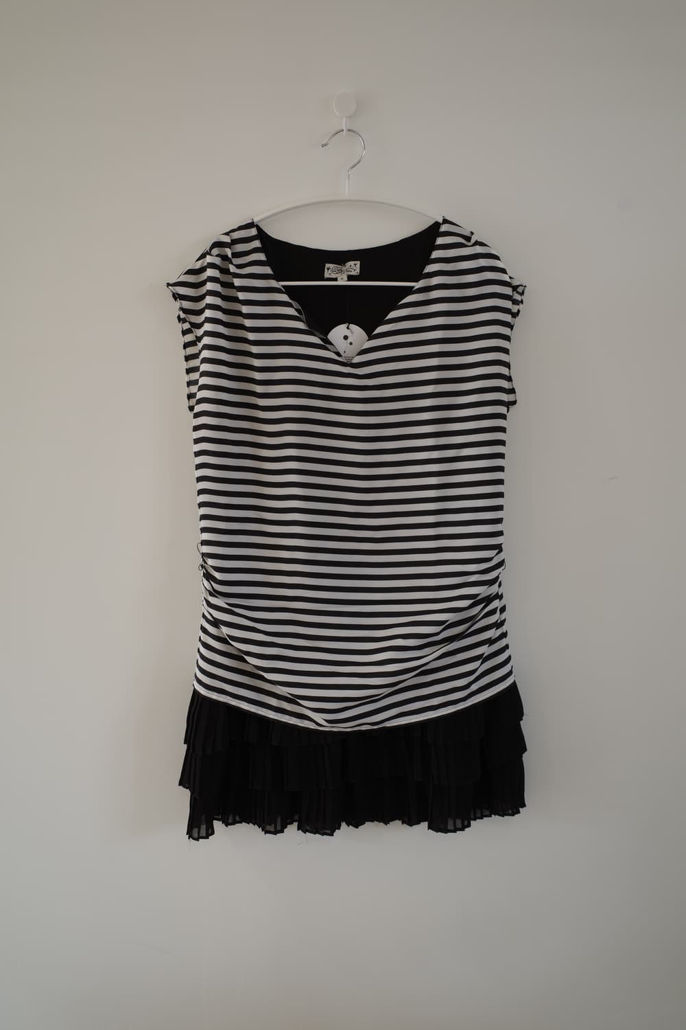 Stripe pleats ops 상품이미지6