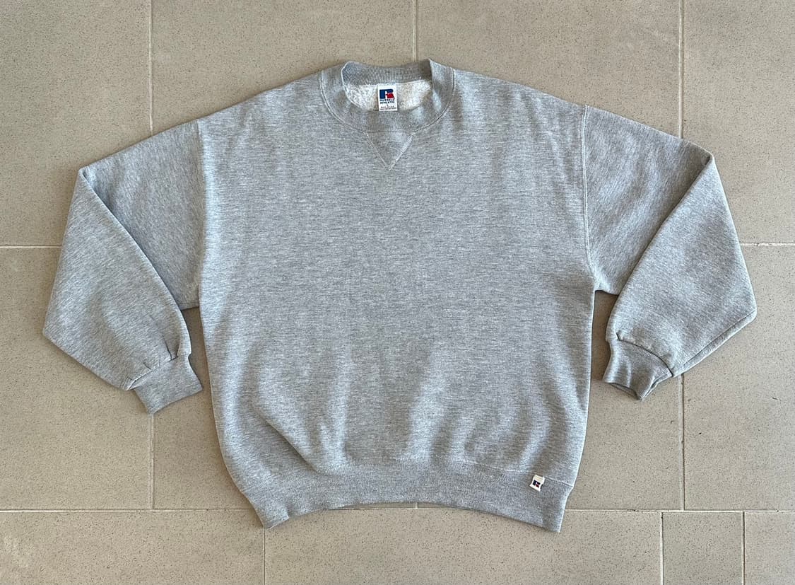 90s 빈티지 러셀 스웻셔츠 그레이 L USA 상품이미지1