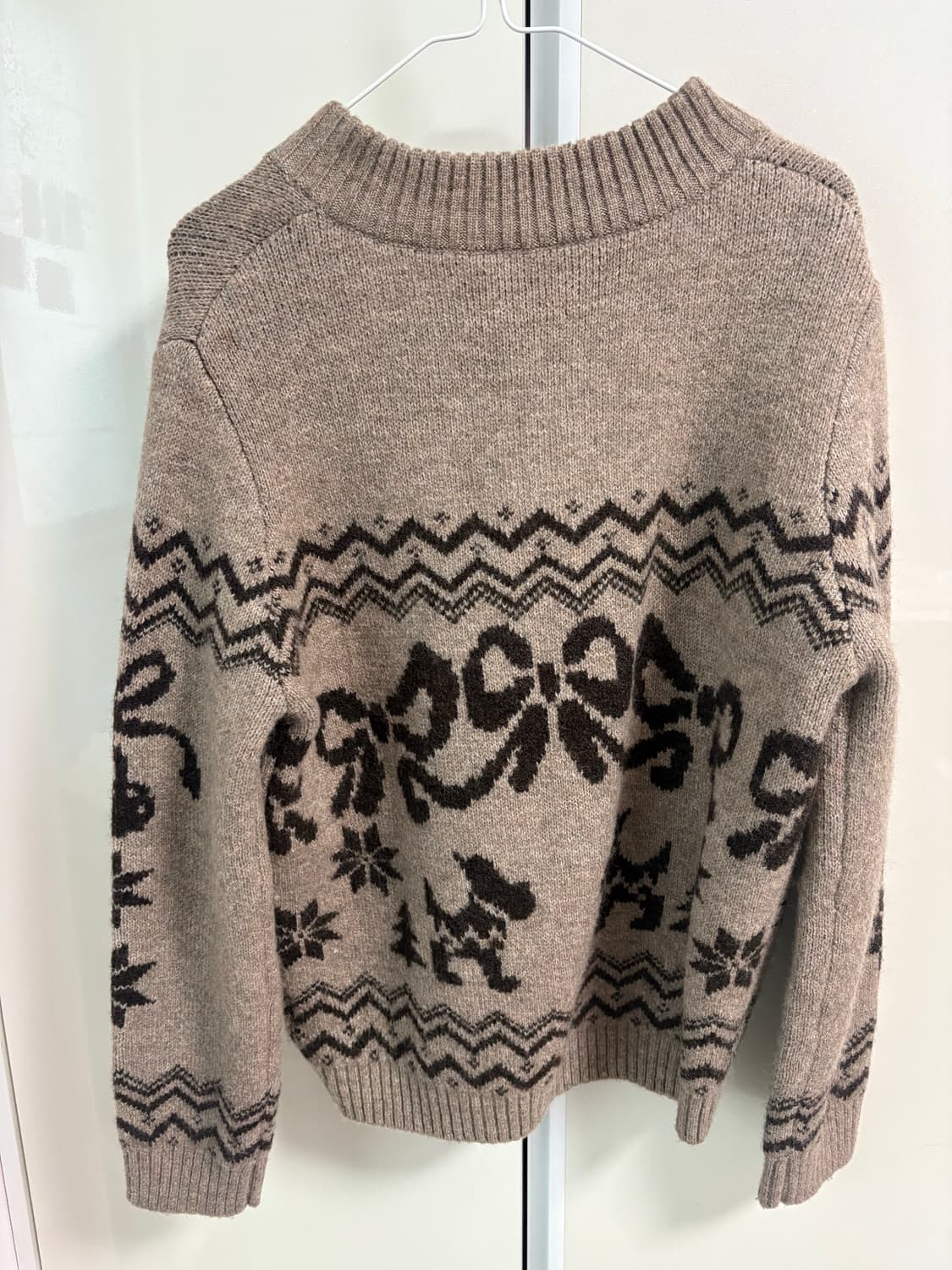 빈티지 미야우웜 헨리넥 니트 스웨터 베이지  상품이미지7