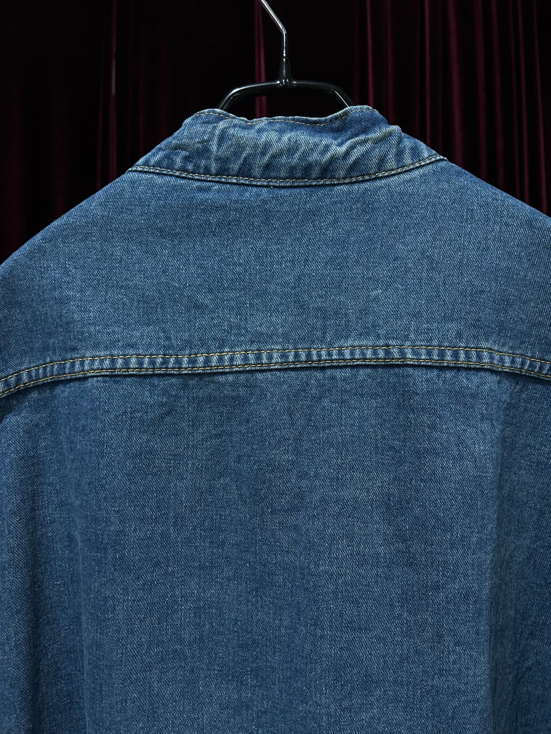 vintage china collar st denim jacket 상품이미지7