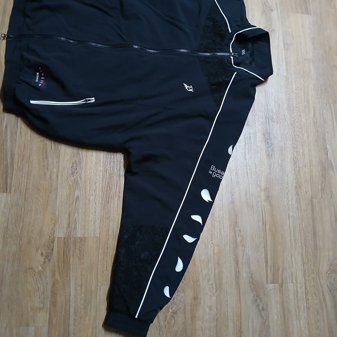 BUSAN 부산 동백꽃 부산전국체전 유니폼 우븐 바람막이 자켓 상품이미지3