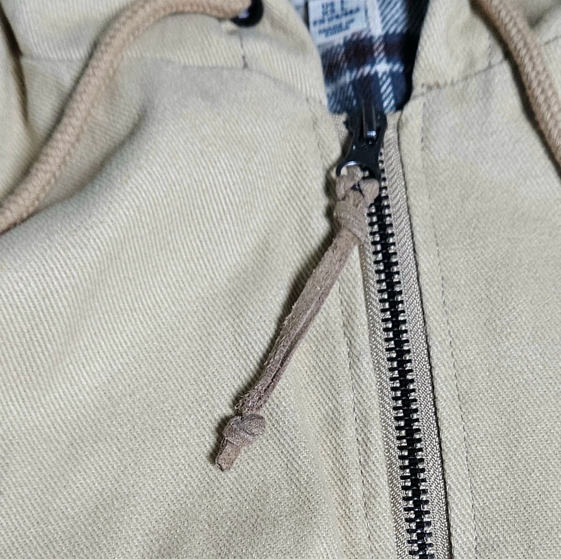 [L] WHOAU 카멜 베이지 후드 워크자켓 후드집업 워크집업 후디 상품이미지2