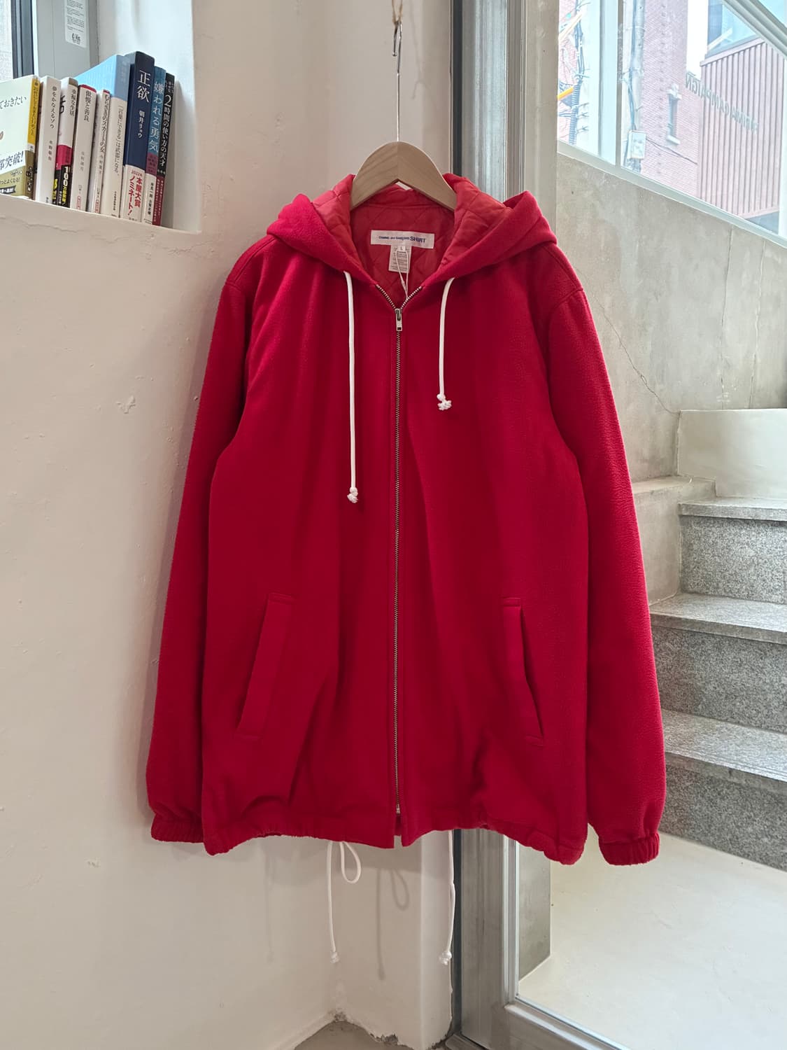 꼼데가르송 셔츠 후드 집업 자켓 상품이미지1