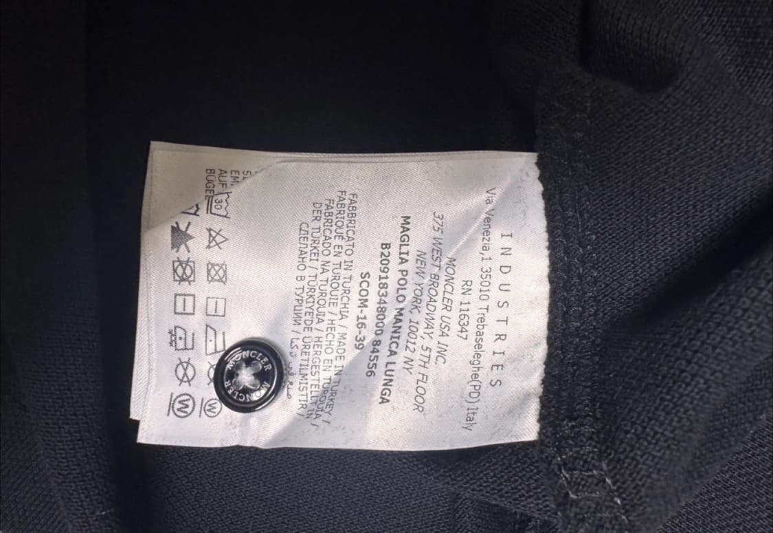 몽클레어 L 사이즈 MAGLIA POLO MANICA LUNGA 상품이미지2