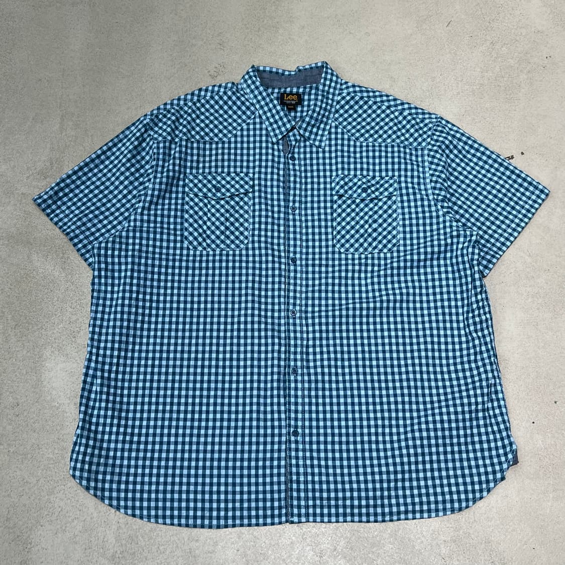 리 체크 하프셔츠 s10584 상품이미지1