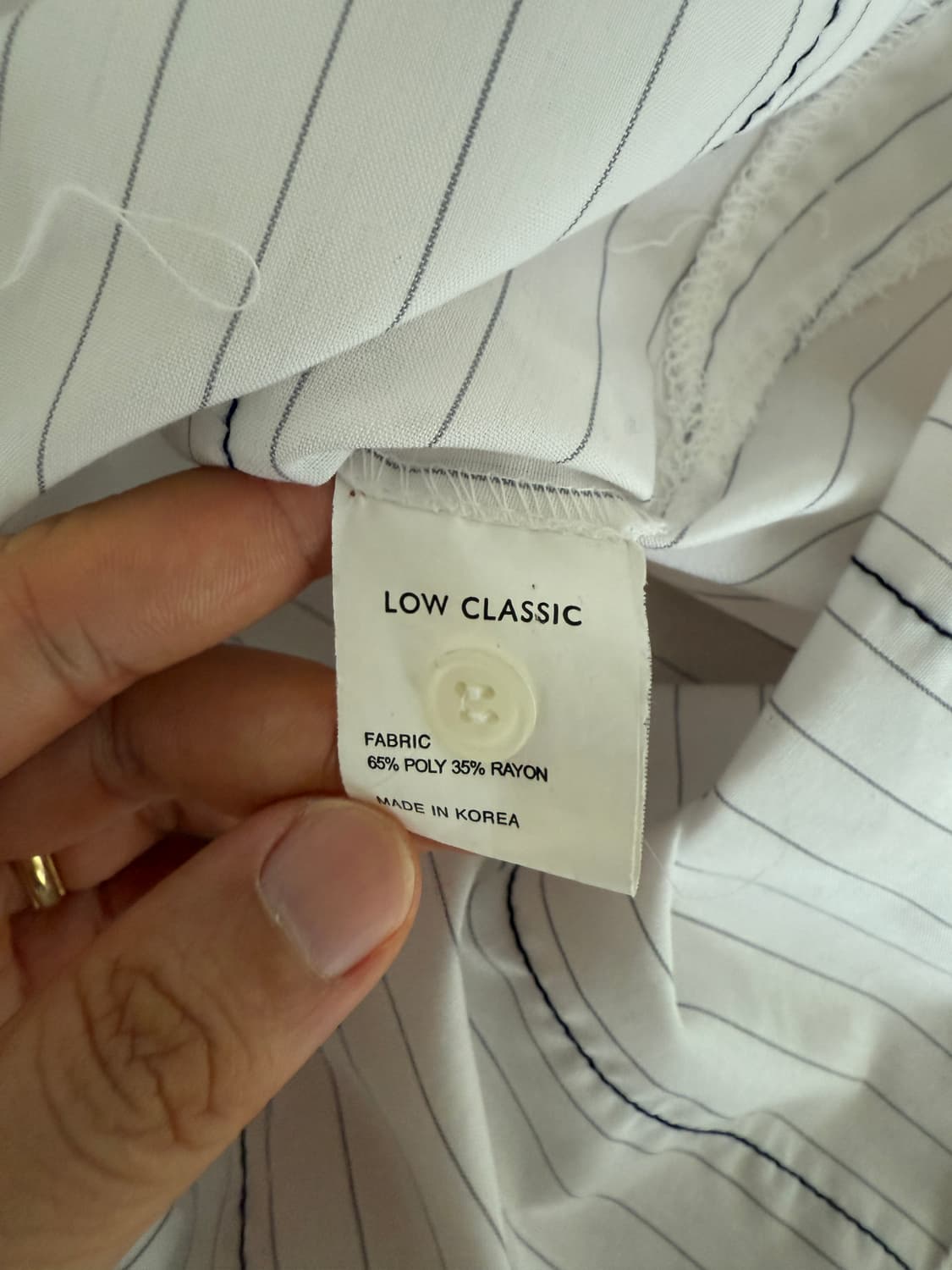 로우클래식(LOW CLASSIC) 드레스업 셔츠 상품이미지9