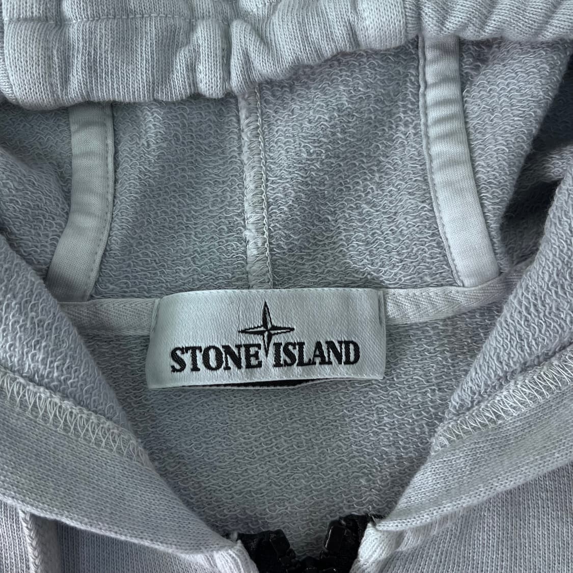 95 스톤아일랜드 22SS 그레이 블루 후드집업 상품이미지3