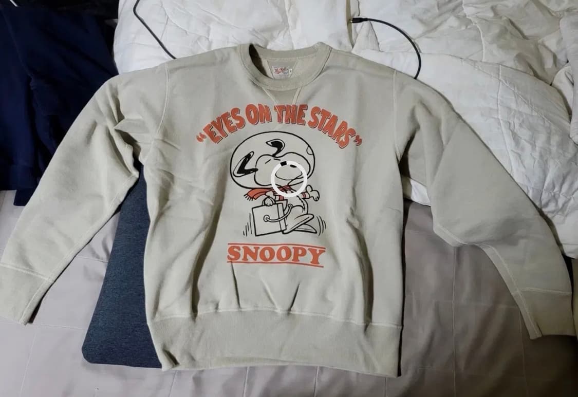 토이즈맥코이 스누피 스웻셔츠 44사이즈 상품이미지1