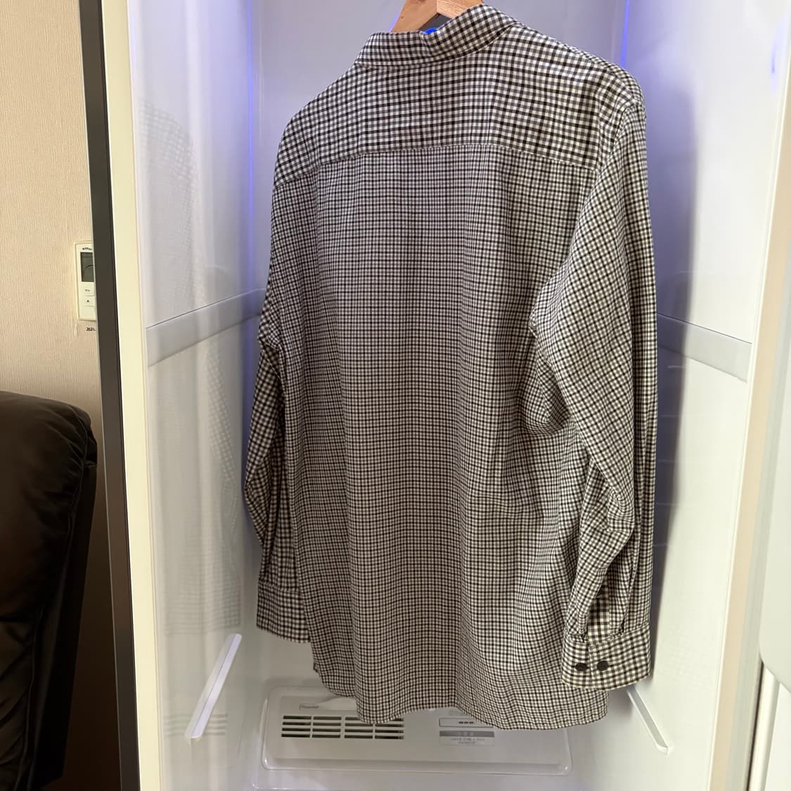 [XL] 유니클로 JW앤더슨 초기 비대칭 체크 플란넬셔츠 상품이미지3