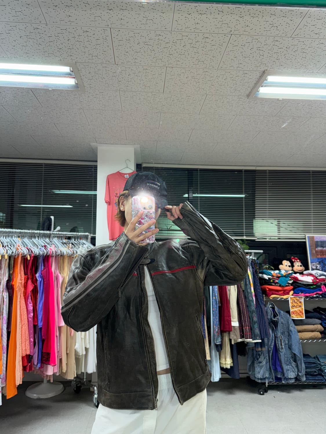Usa leather racing jacket 상품이미지10
