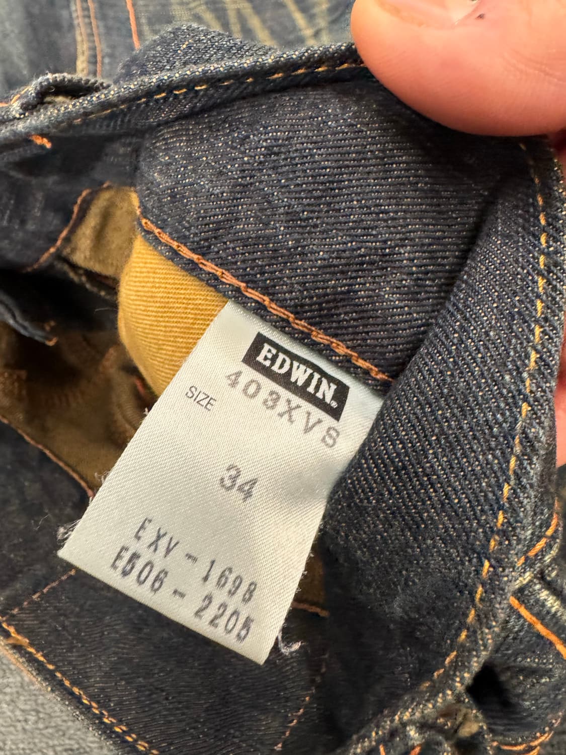 34)에드윈 빈티지 403XVS 워싱 데님팬츠 상품이미지7