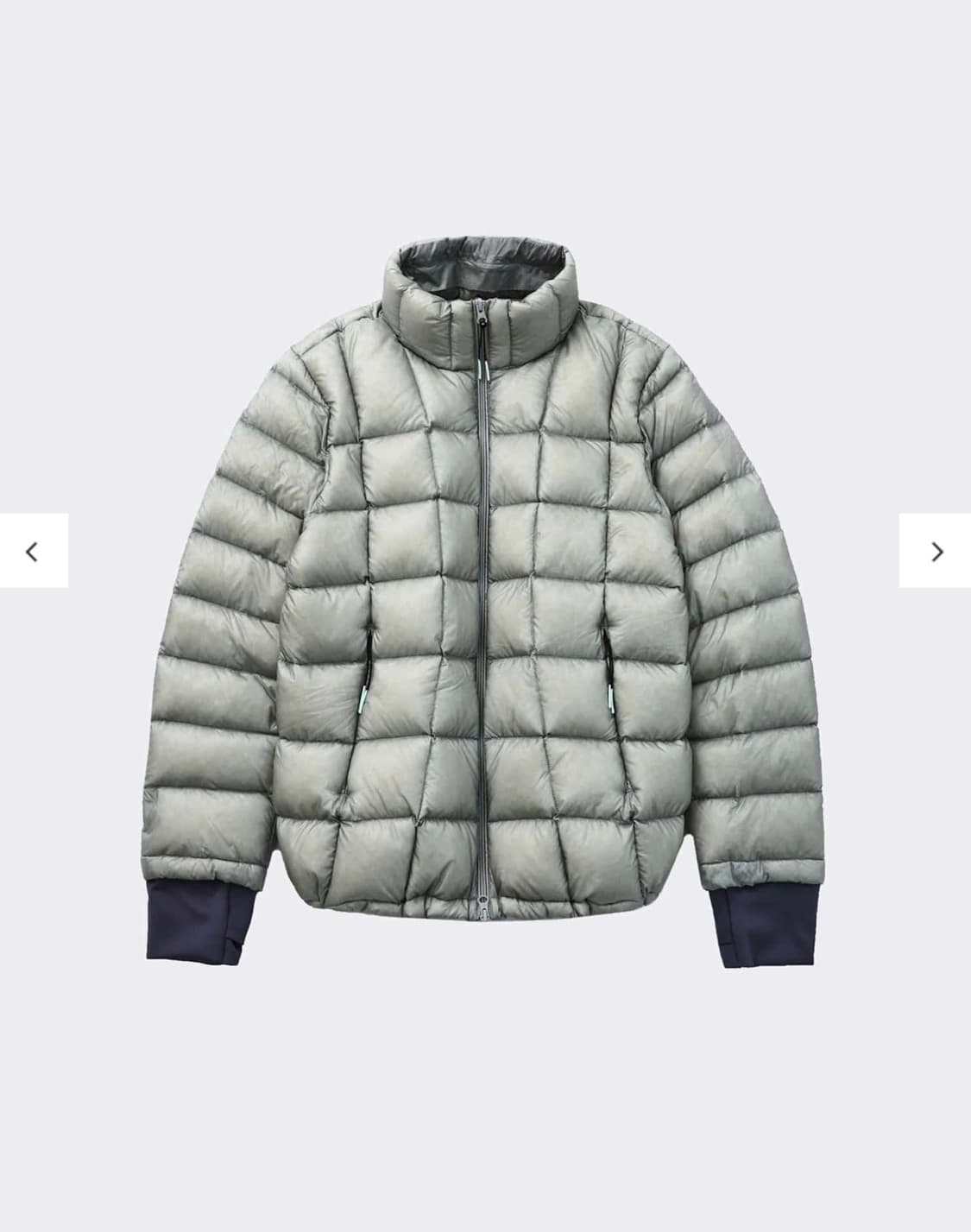 999휴머니티 경량패딩 라이트그레이 1사이즈 상품이미지1