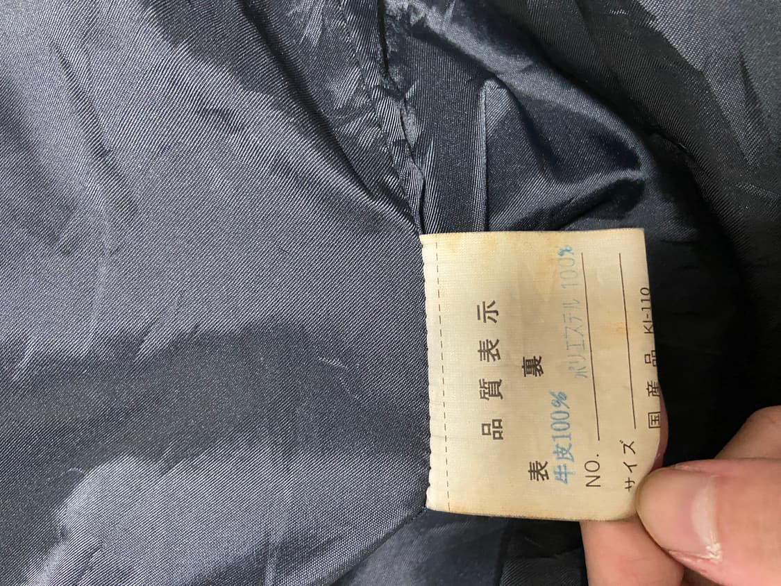 [m] 80-90s 일본 빈티지 양가죽 가죽자켓 상품이미지4