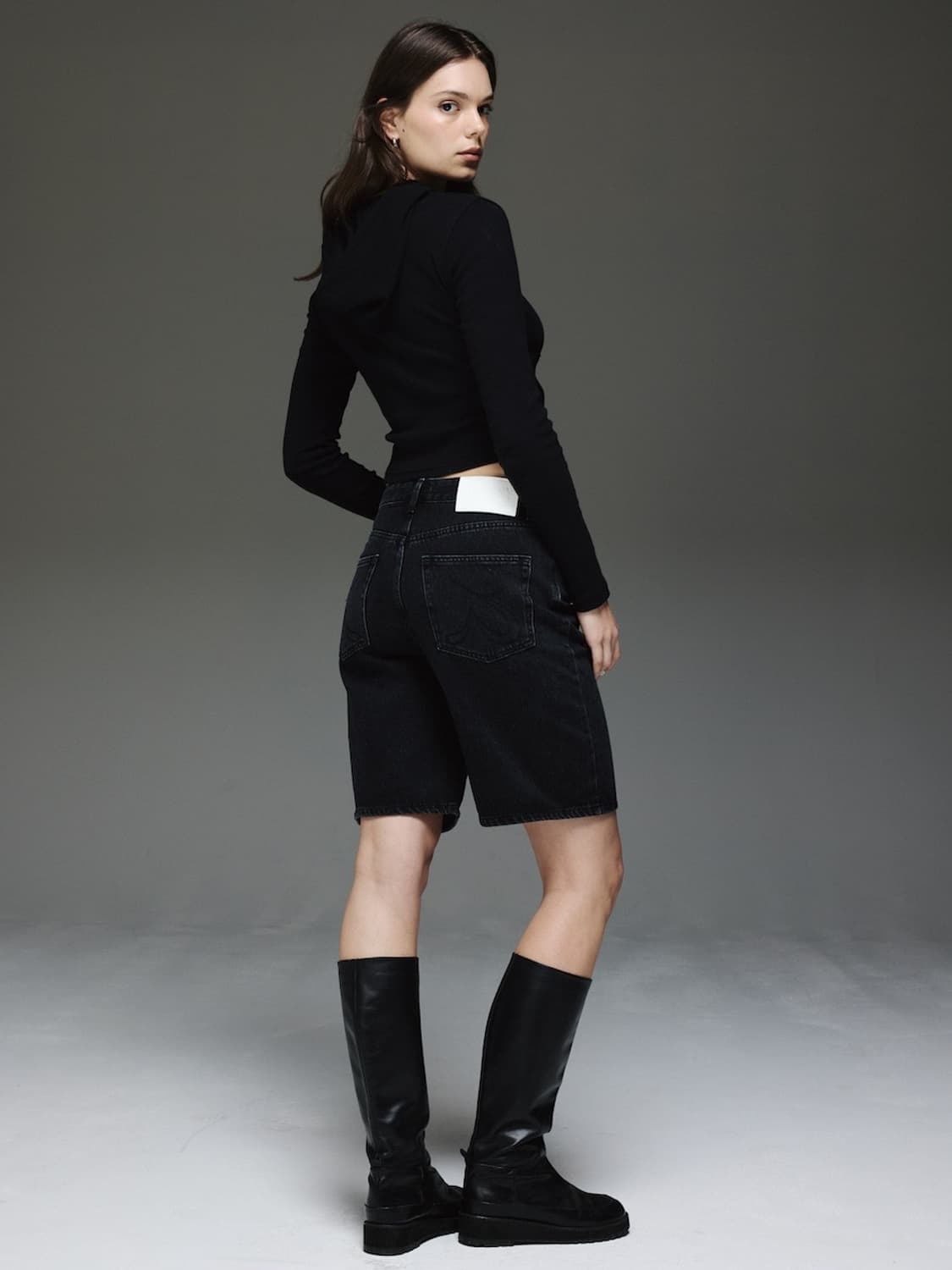 글로니 페기 쇼츠 (블랙) 상품이미지6