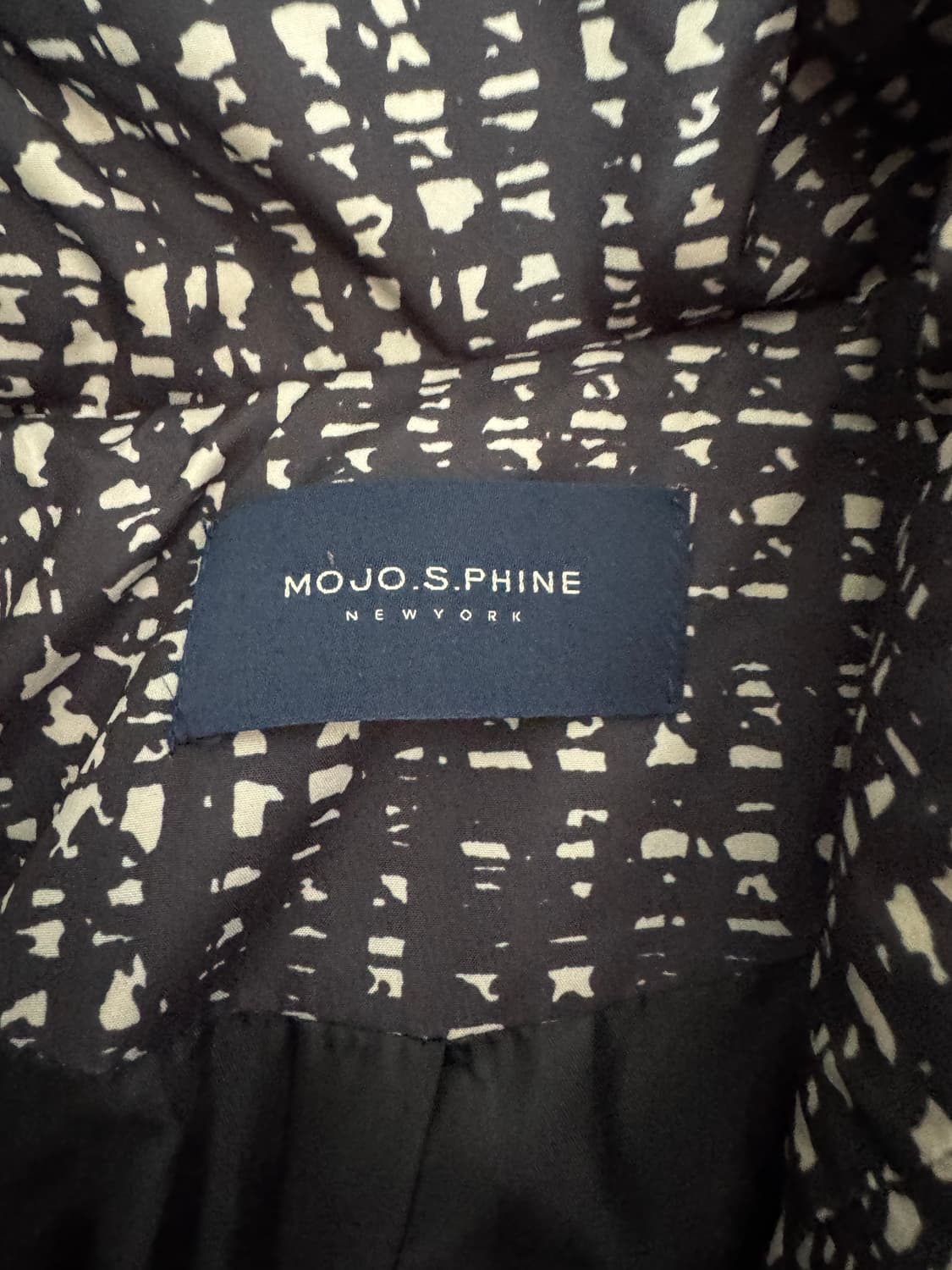 여성 모조에스핀 빈티지 패턴 덕 다운 패딩 점퍼 S 상품이미지3