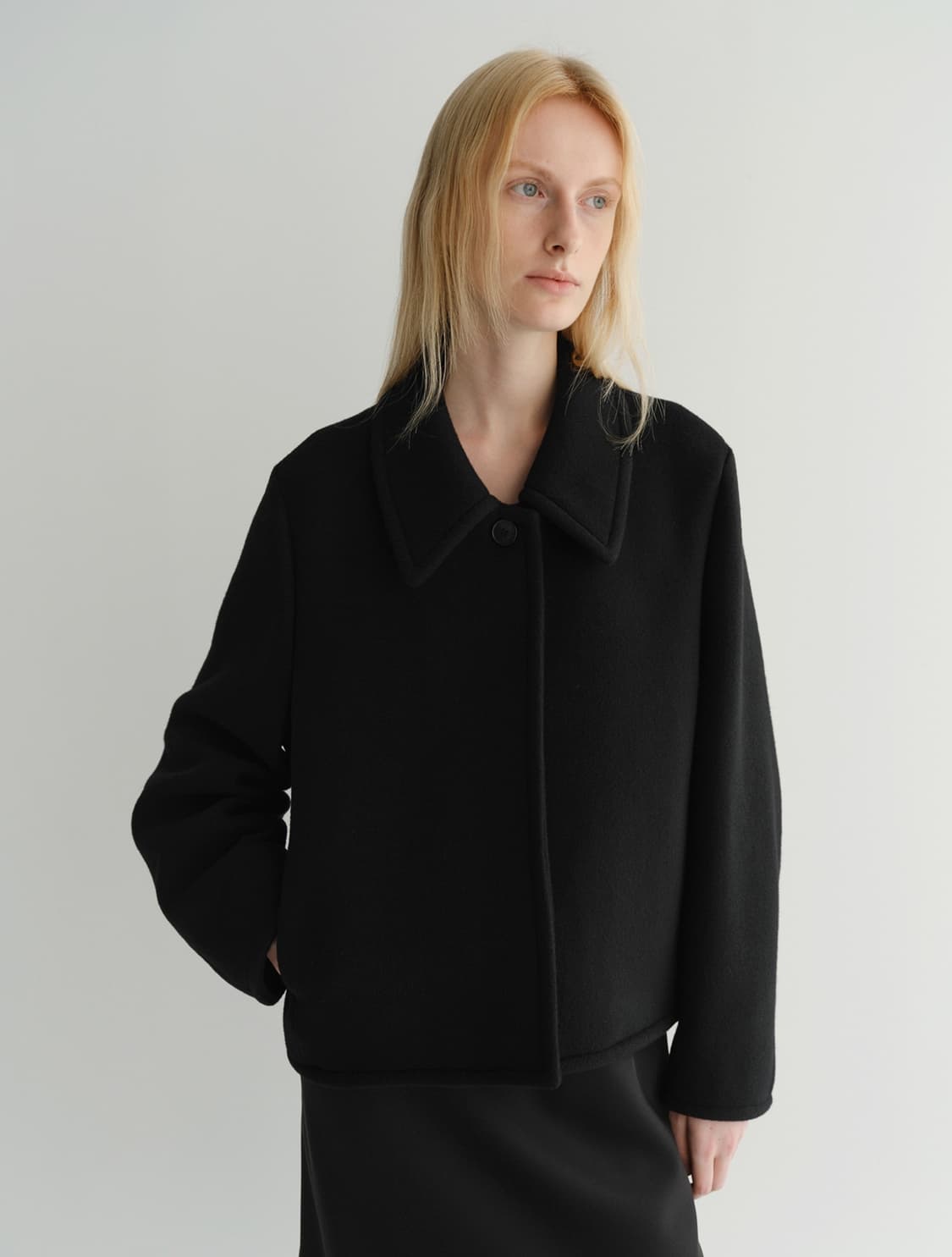  Eaah Ian Short Coat (Black) 상품이미지1