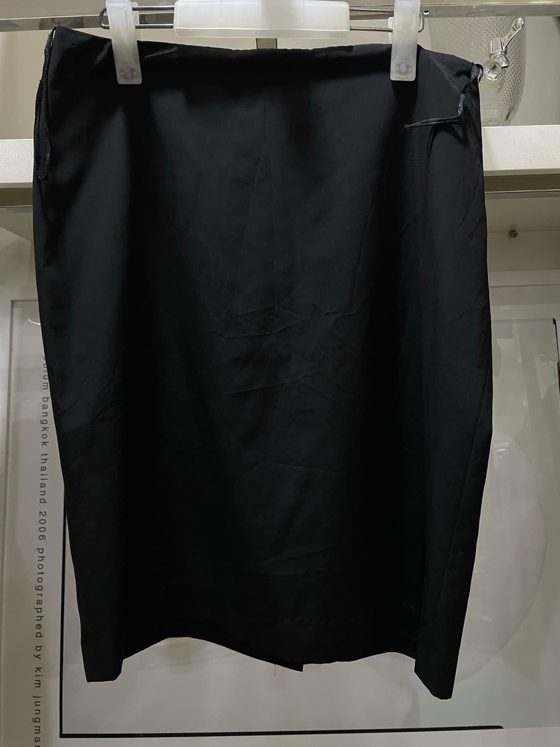 폴로랄프로렌(블랙라벨)/블랙 울스커트(여성66) 상품이미지1