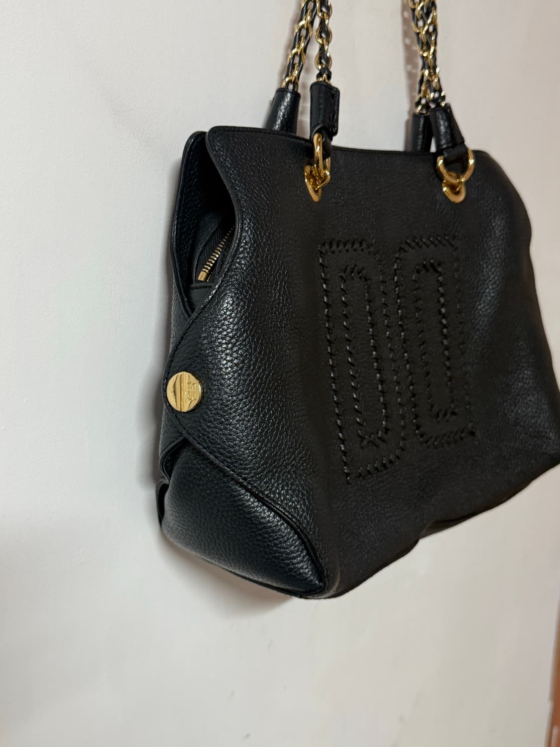 닥스 DAKS 클래식 더블 D 레더 숄더,토트백 상품이미지4