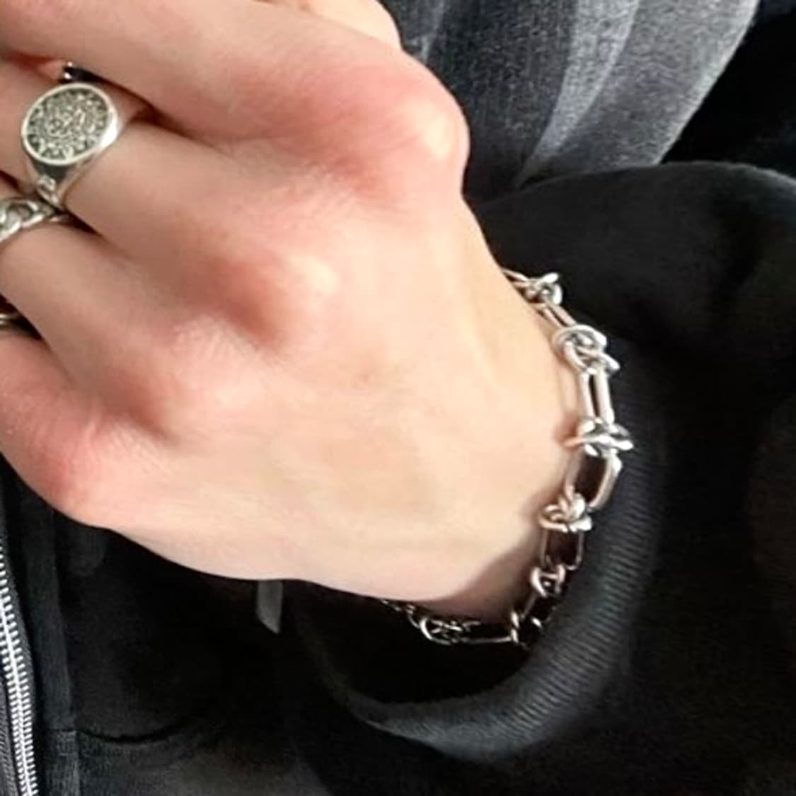 더블 체인 팔찌 상품이미지4